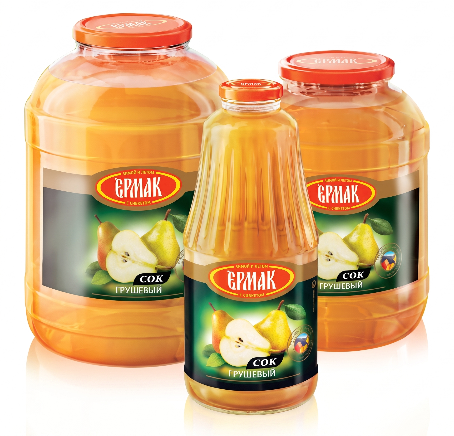 Соки Ермак — Грушевый