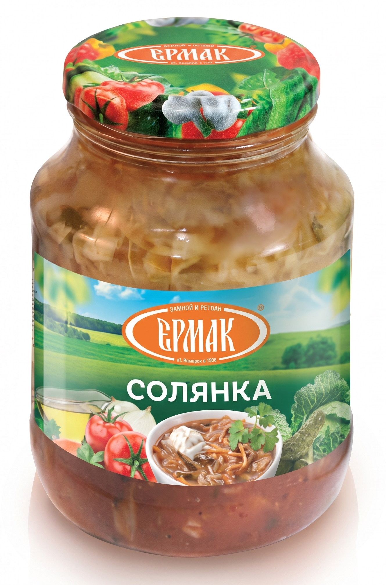 Повидло «Солянка» — банка и ведро Ермак