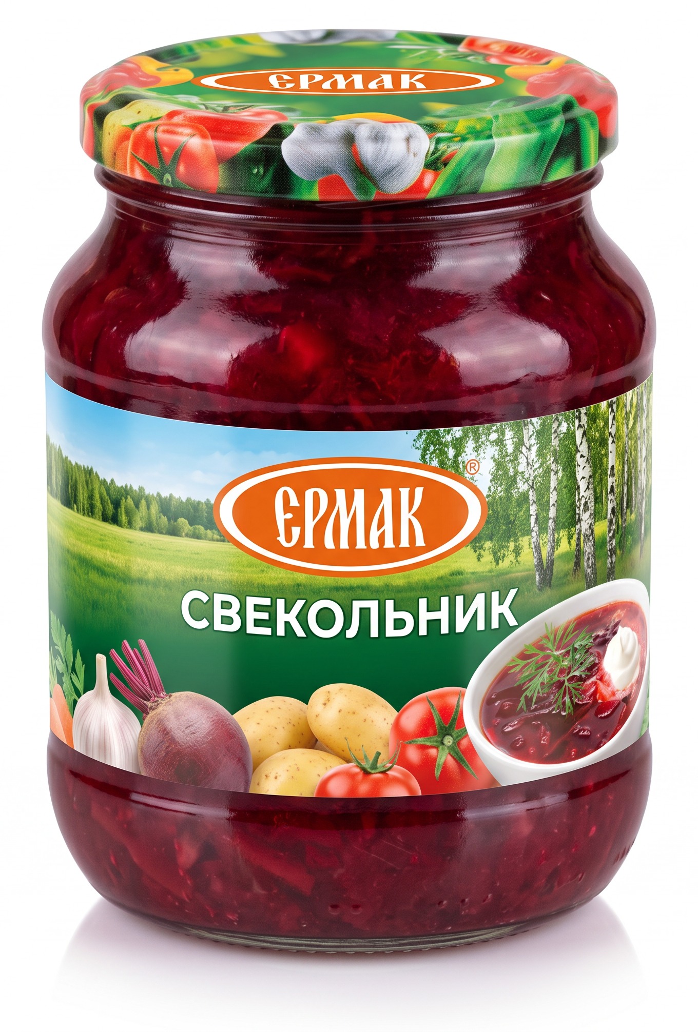 Повидло «Свекольник» — банка и ведро Ермак
