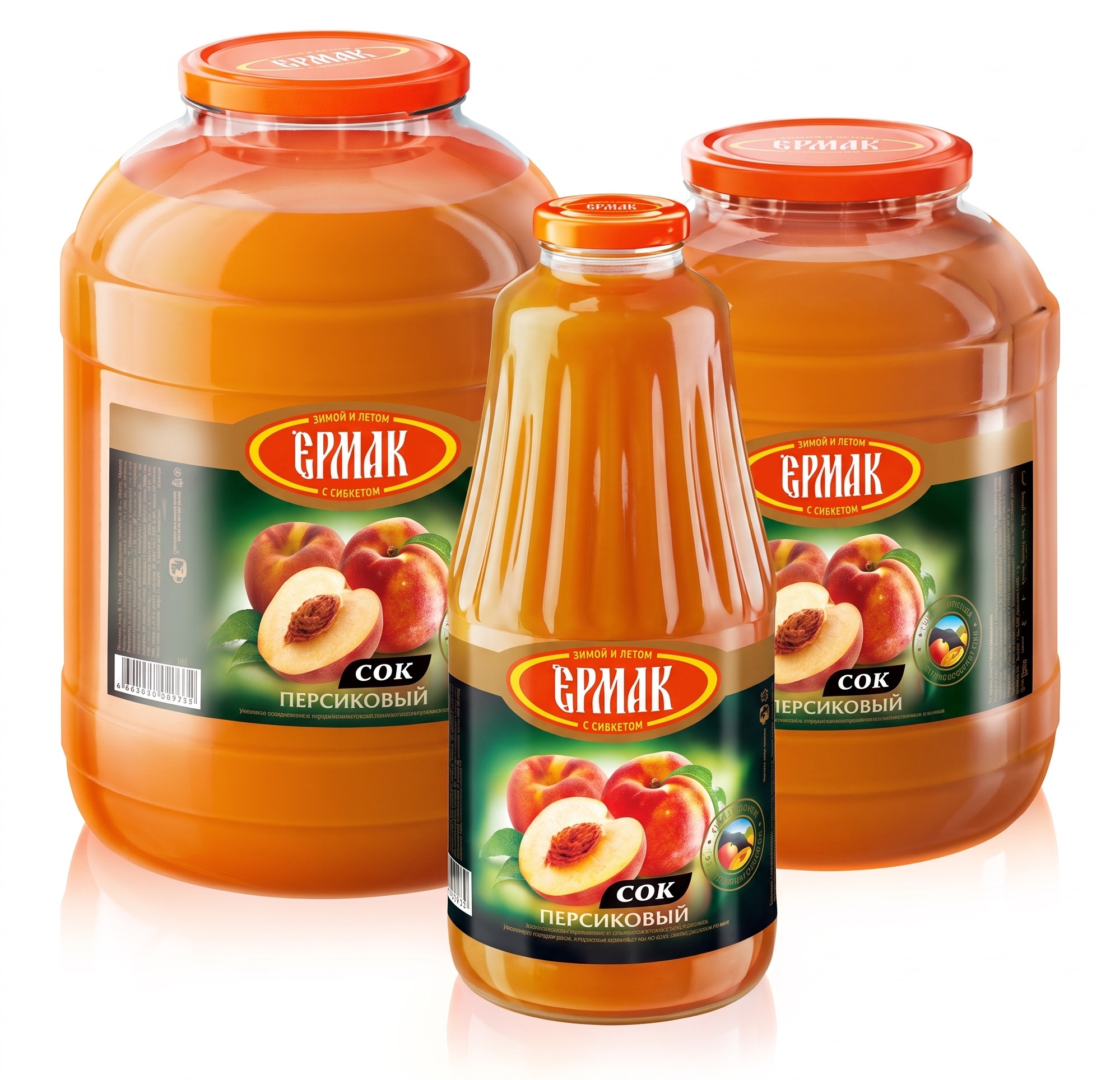 Соки Ермак — Персиковый