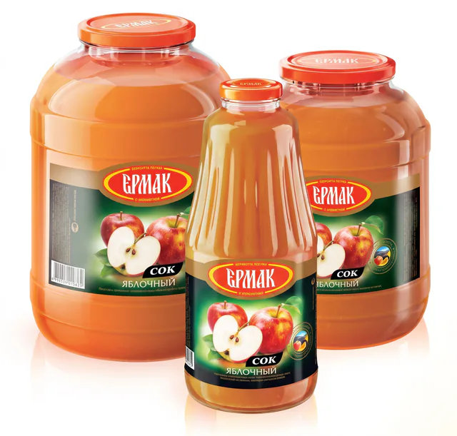 Соки Ермак — Яблочный